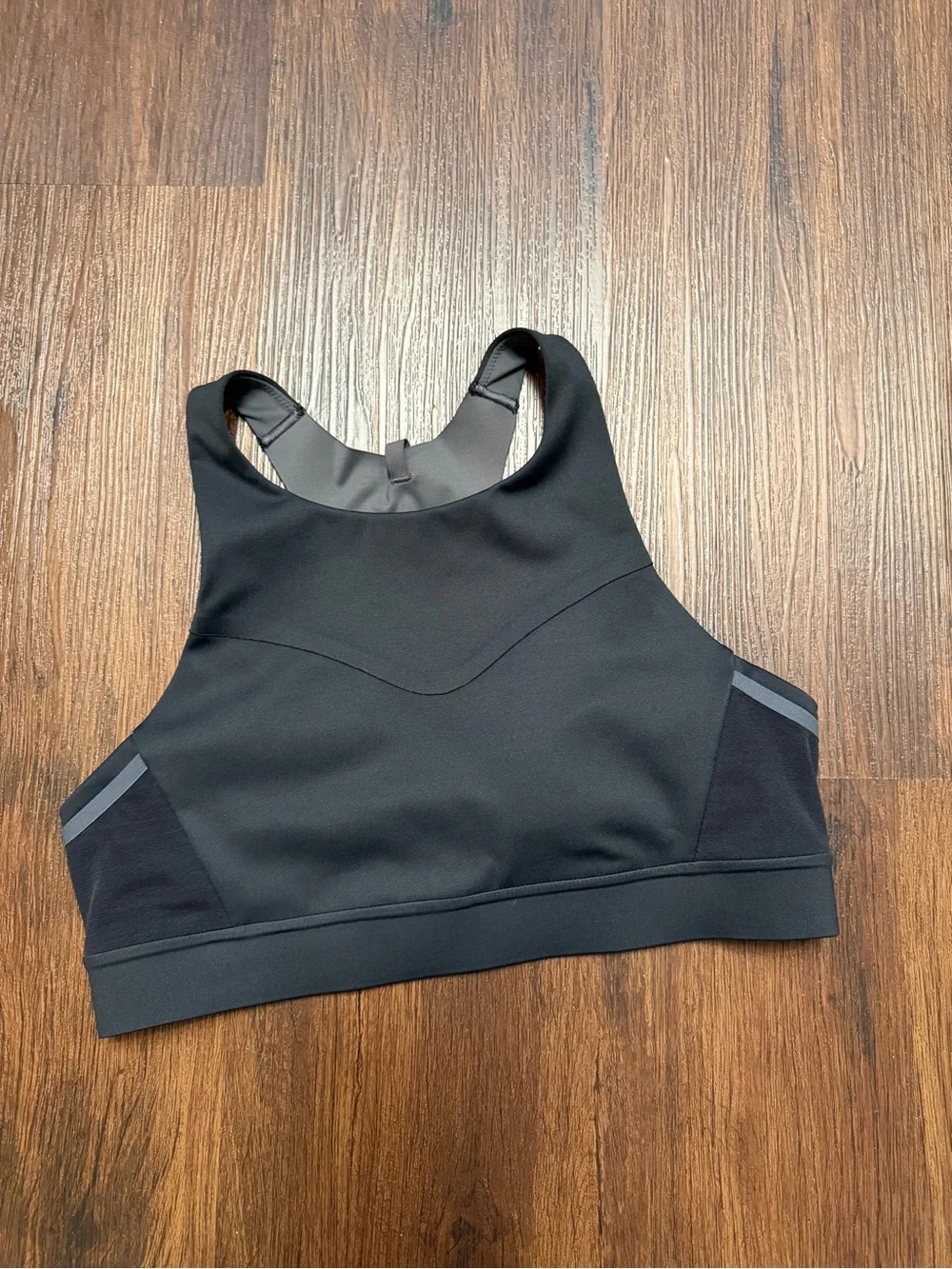 Brooks 3 Pocket Black High-Impact Racerback Sports Bra- Activewear